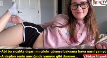 Dışarı çıkmak istemeyen bacımı evde zorla siktim